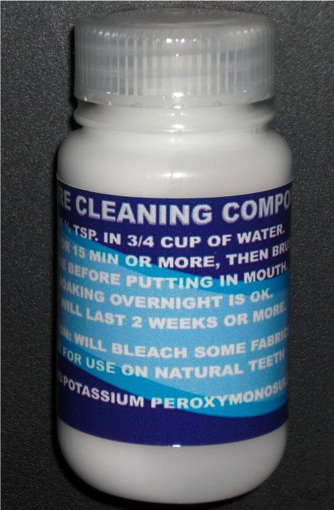 DENTURE CLEANING COMPOUND 2 YEAR SUPPLY cleaner  