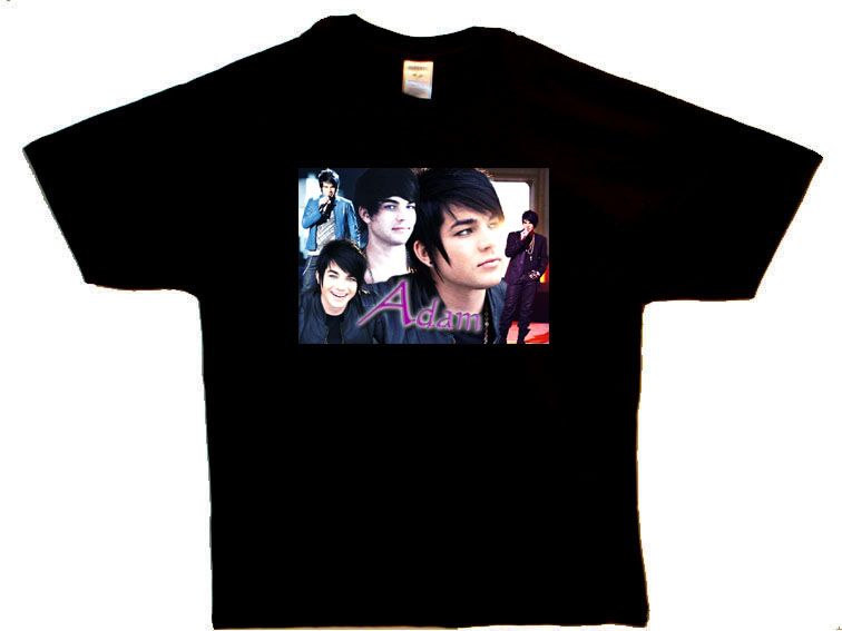 American Idol Adam Lambert Cool *NEW* Custom T shirt  