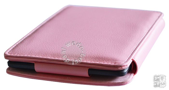 Pink Leather Cover Case Sleeve for  Kindle 4 4th Wifi NON TOUCH