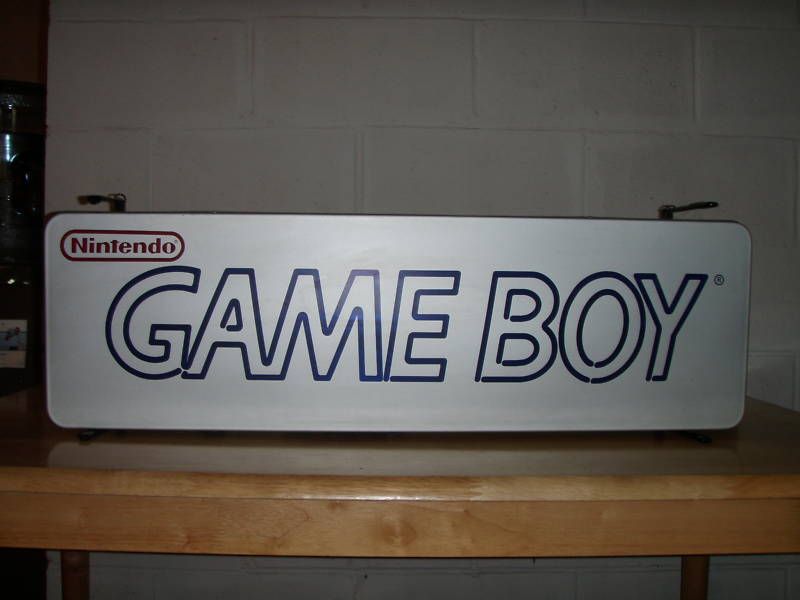 Collectible Electrical 3D Nintendo GAMEBOY Wall Sign  