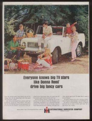 1965 International Harvester Scout Donna Reed photo ad  
