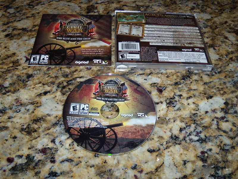 AMERICAN CIVIL WAR 1861 1865 PC XP GAME & NEAR MINT  