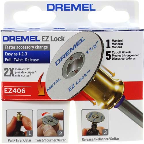 Dremel EZ406 EZ Lock Starter Kit, BCP09  