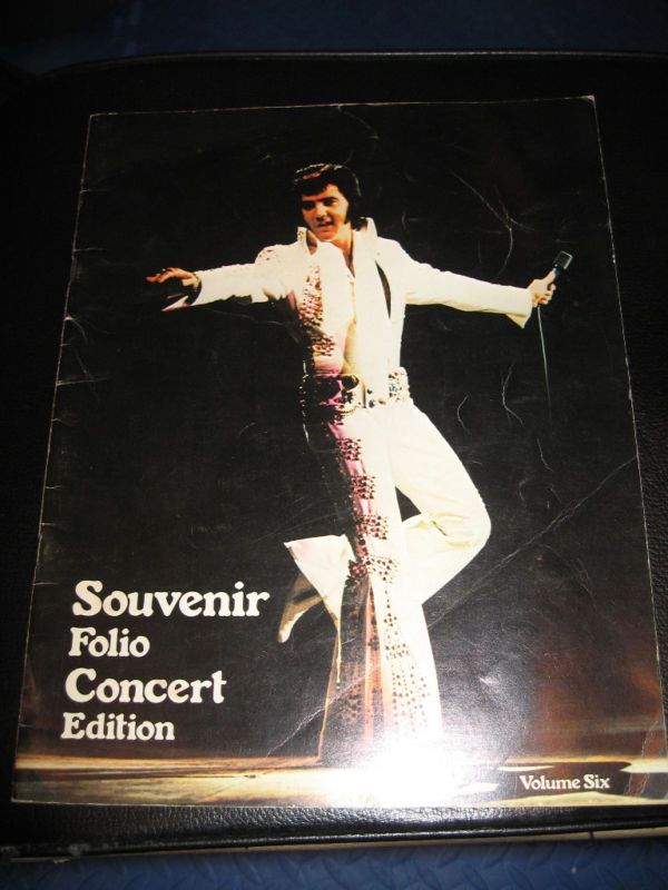 ELVIS PRESLEY   SOUVENIR FOLIO CONCERT EDITION VOLUME 6  