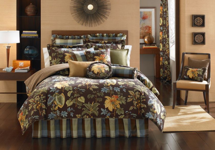 BOTANICAL GARDEN 4PC COMFORTER SET **NEW**  