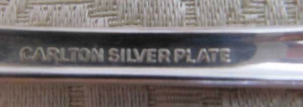 Pcs Carlton Silverplate CHERIE Place Spoons &Teaspoon  