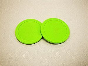 Fluorescent Air Hockey Puck Set  