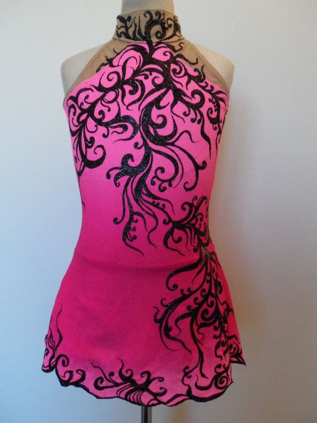 CUSTOM MADE TO FIT ICE SKATING BATON TWIRLING DRESS  