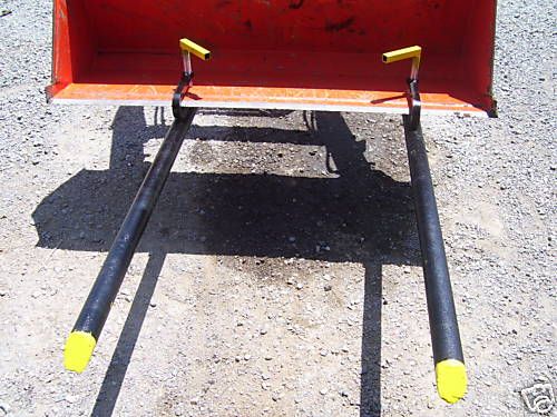 Light Duty Clamp on bucket forks pallet loader tractor  