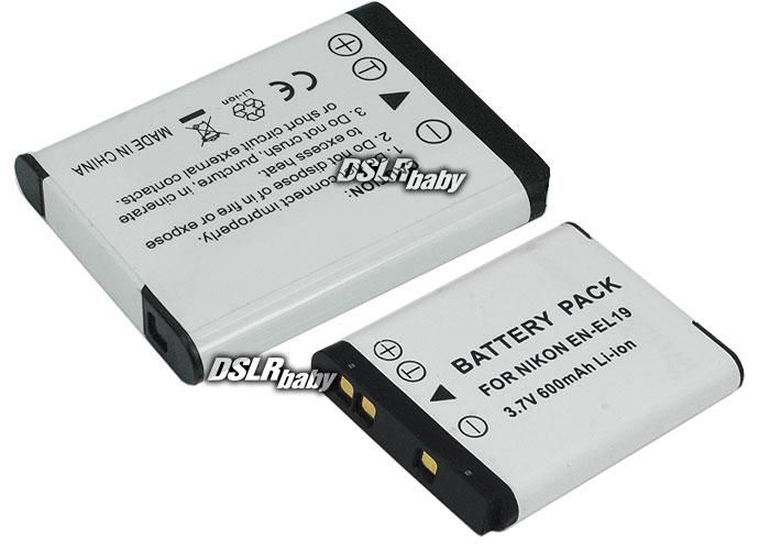 EN EL19 Battery Pack for Nikon Coolpix S3100 S2500 S4100 ENEL19  