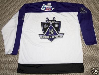 NHL LICENSED LOS ANGELES KINGS JERSEY MENS SIZE L  