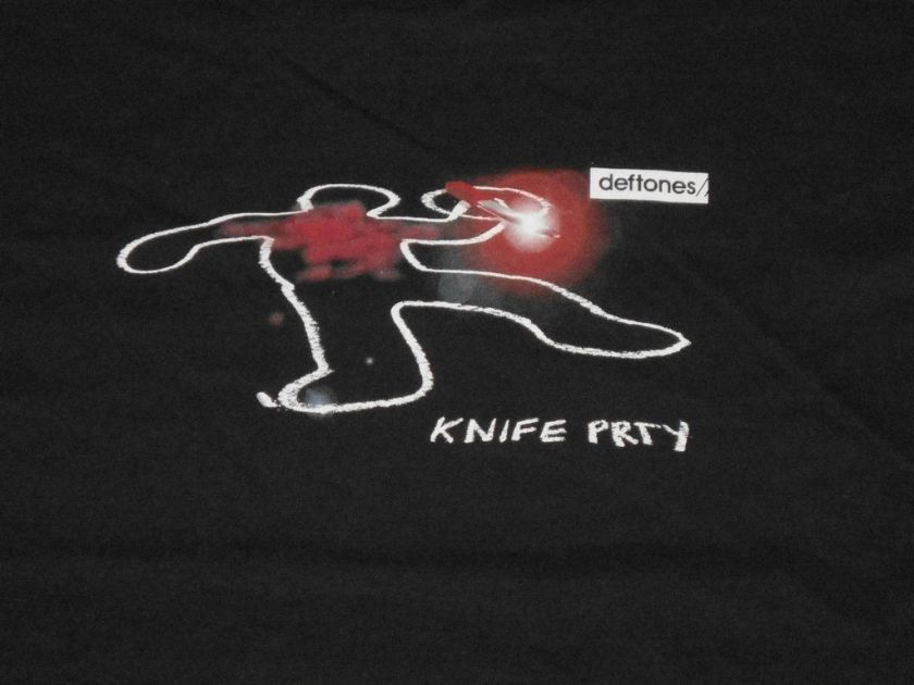 DEFTONES Knife Party T Shirt **NEW Medium Med M on PopScreen