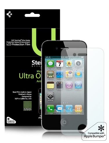   iPhone 4 / 4S Steinheil Ultra Optics Premium LCD Screen Protector Film