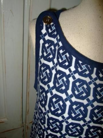 148 Juicy Couture Austin Terry Dress Morris M Navy  