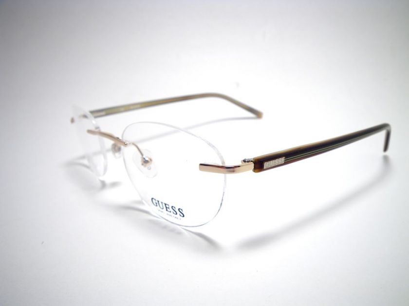 NEW GUESS RIMLESS EYEGLASS FRAME GU1536 GOLD GU 1536   