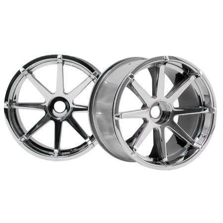 HPI 3257 BLAST 115x70 SPOKE WHEELS 17 mm CHROME T MAXX  