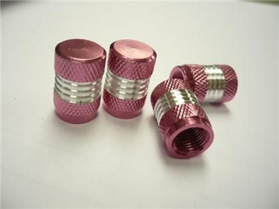 Anodized Aluminum Tire Valve Stem Caps 4 pcs  