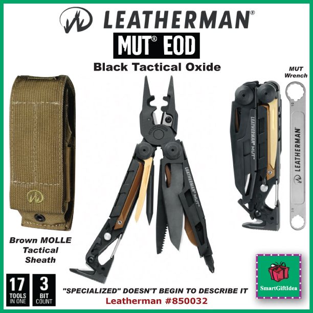 MUT EOD_LEATHERMAN TOOL w/MOLLE TACTICAL SHEATH #850032 037447365164 