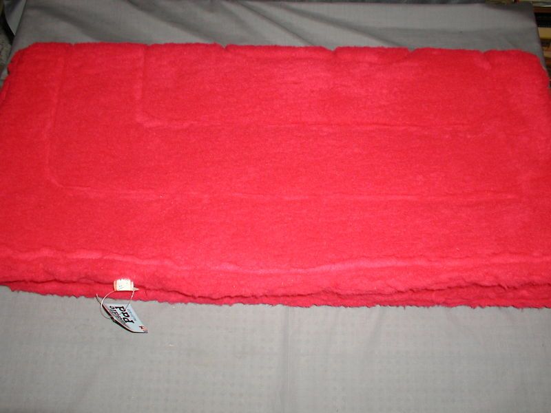 Western Fleece Red Saddle Pad 31 633  