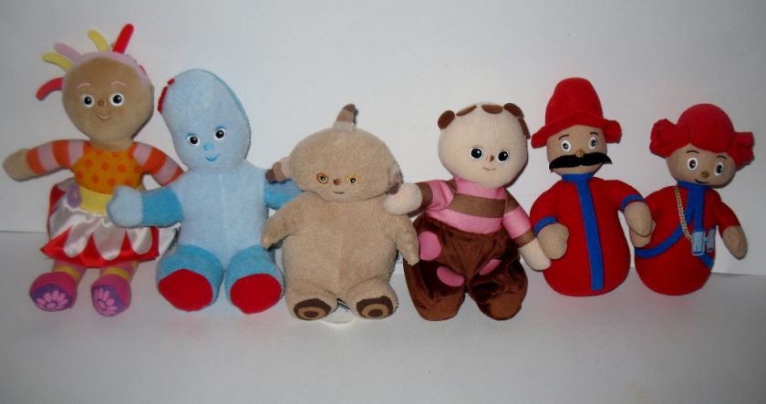 FULL SET OF 6 IN THE NIGHT GARDEN PLUSH TOYS PONTIPINES TOMBLIBOO 