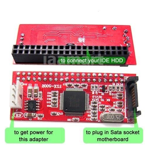 New Serial ATA SATA to IDE HD Ultra ATA 100/133 Adapter  