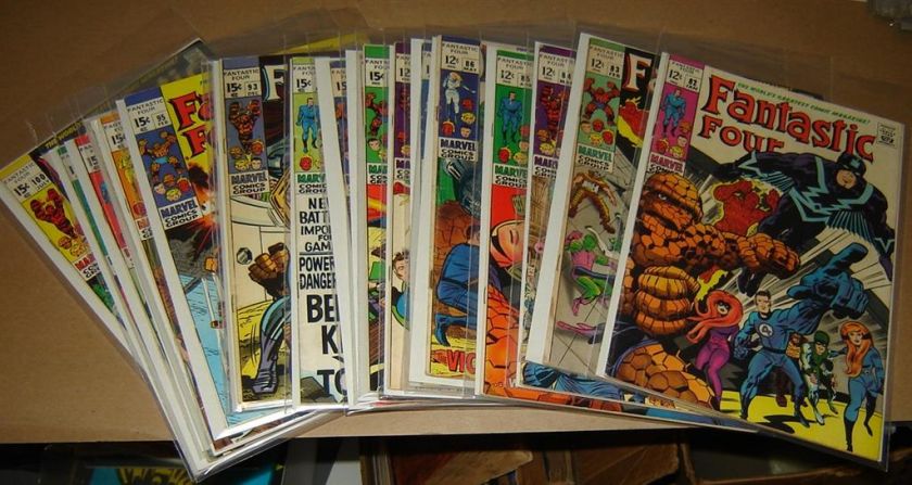 Fantastic Four 48 100 SET 1966 1970 Jack Kirby Silver Age Marvel (set 