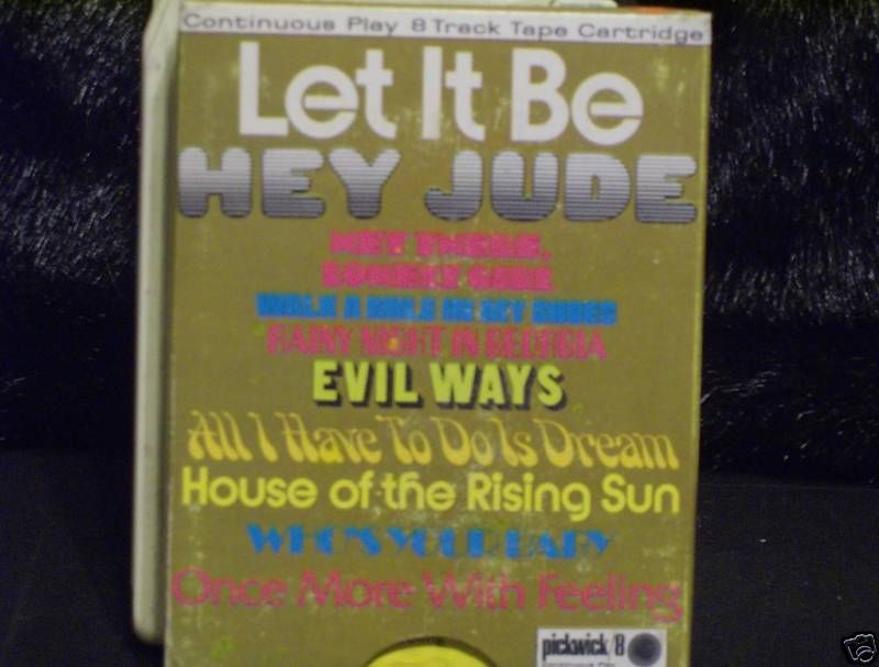 THE BEATLES  LET IT BE 8 TRACK TAPE  