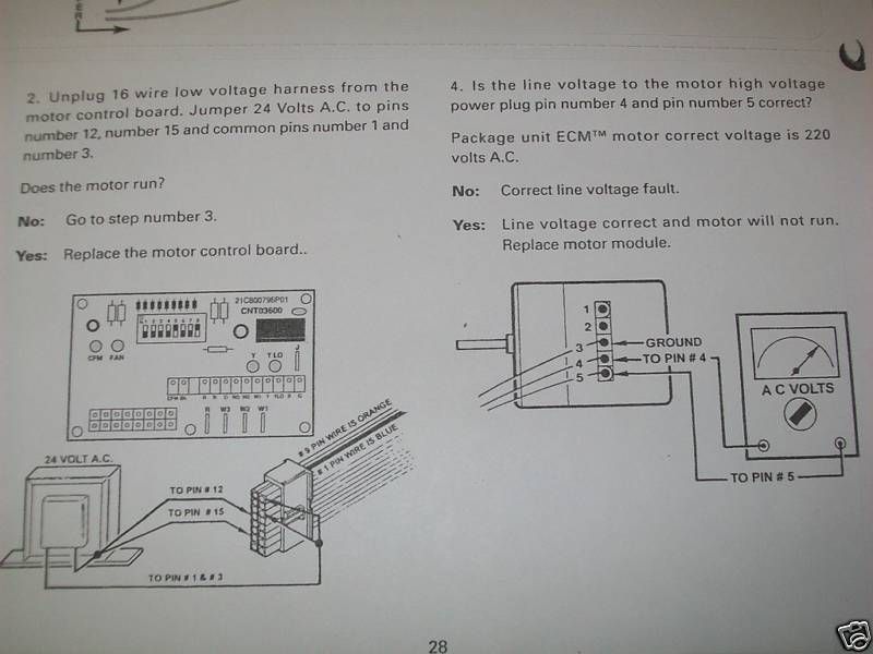 TRANE / AMERICAN STANDARD GE ECM MOTOR  