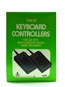 NEW ORIGINAL ATARI 2600 KEYBOARD CONTROLLERS CX 50  