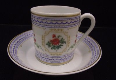 Haviland FP Empress Josephine Demitasse Cup & Saucer  