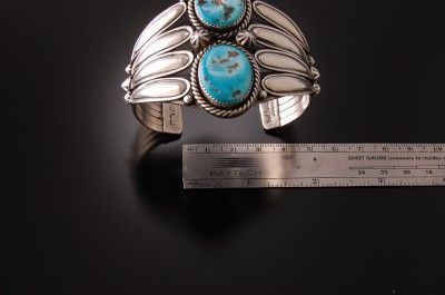 SMOKEY VALLEY TURQUOISE BRACELET BY VAL TSOSIE  