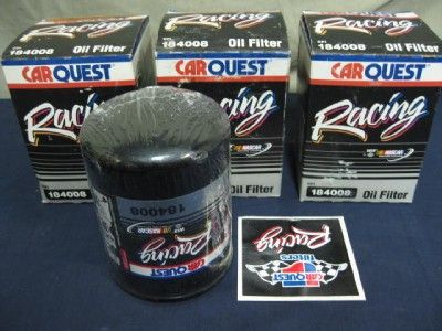 LOT OF 3 WIX / CARQUEST RACING OIL FILTERS 57008R  