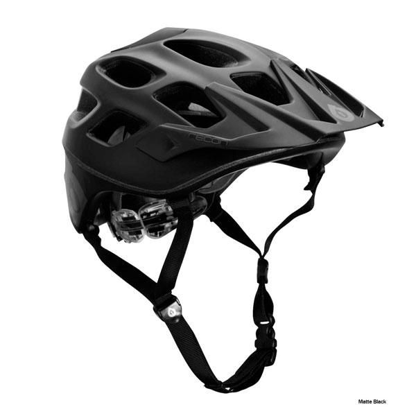 SixSixOne 661 RECON STEALTH Helmet Mountain Bike Cycling MATTE BLACK 