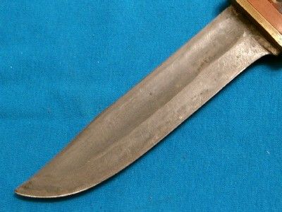 ANTIQUE WW2 CUSTOM THEATER TRENCH ART SURVIVAL BOWIE KNIFE ARMY NAVY 