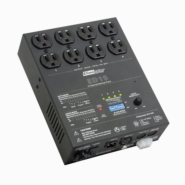 ELIMINATOR LIGHTING DMX DIMMER EFFECT DJ STAGE ED15  