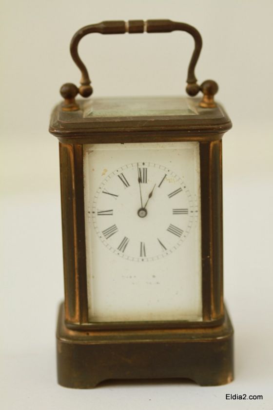 Tiffany French Antique miniature carriage clock  