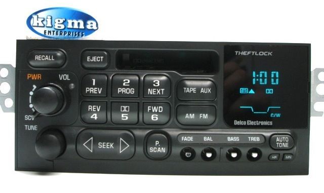 Chevy Lumina 96 01 S10 S15 98 02 Cassette player wg  