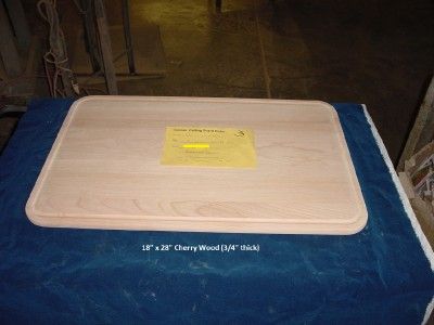 24x24x3/4 USA Made Cutting Board USA Cherry Hardwood  