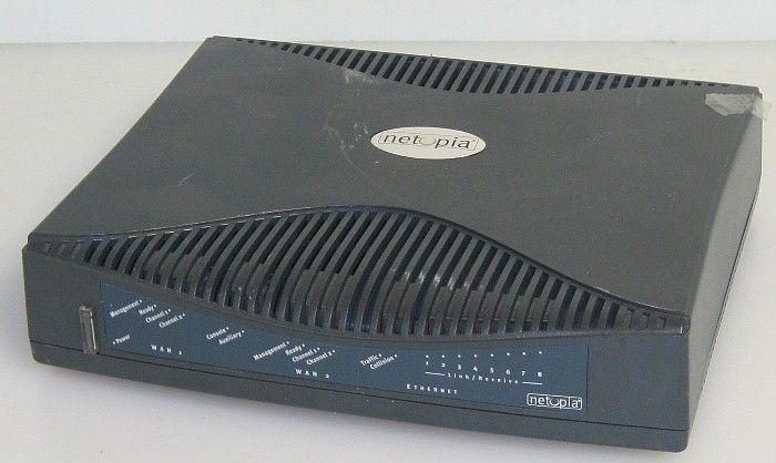 Netopia, R7100 C, SDSL Router, W/8 Port Hub  