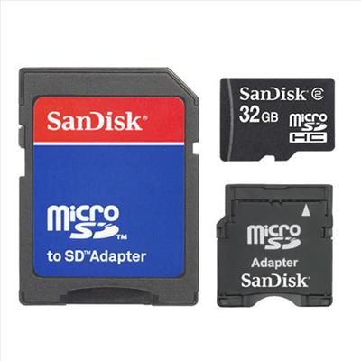 SanDisk 32GB Micro Mini SD SDHC Memory Card 32 GB G New  