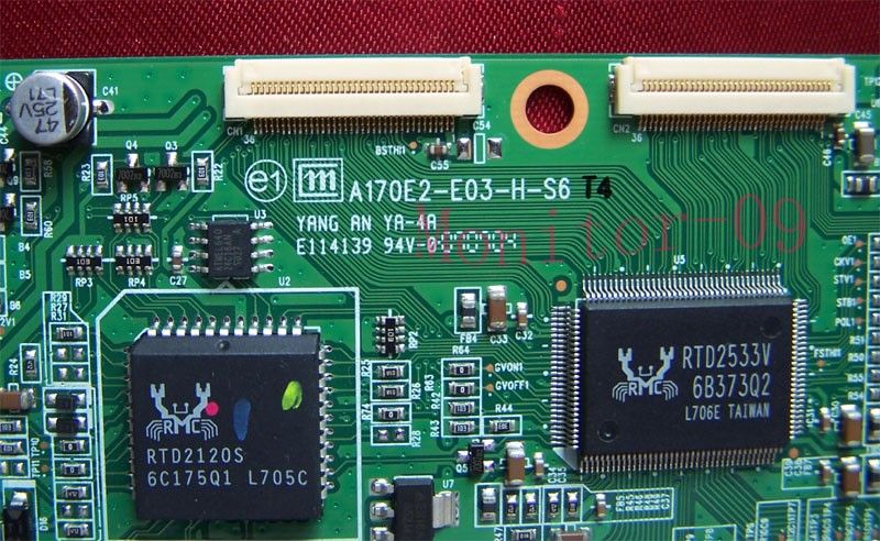 Main Board A170E2 E03 H S6 Without DVI For Acer AL1916W  