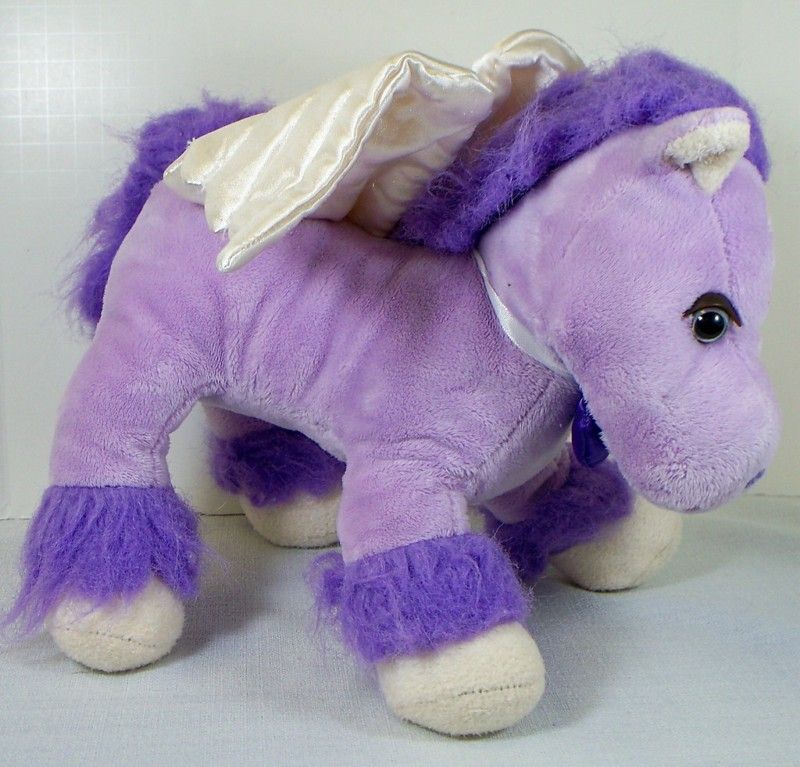 Animal Adventure Purple Horse Wings Stuffed Animal 10  