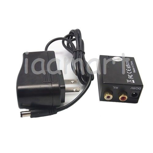 Digital Coax Optical to Analog Audio Converter  