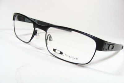 OAKLEY EYEGLASSES METAL PLATE TITANIUM BLACK 22 198 NEW AUTH  