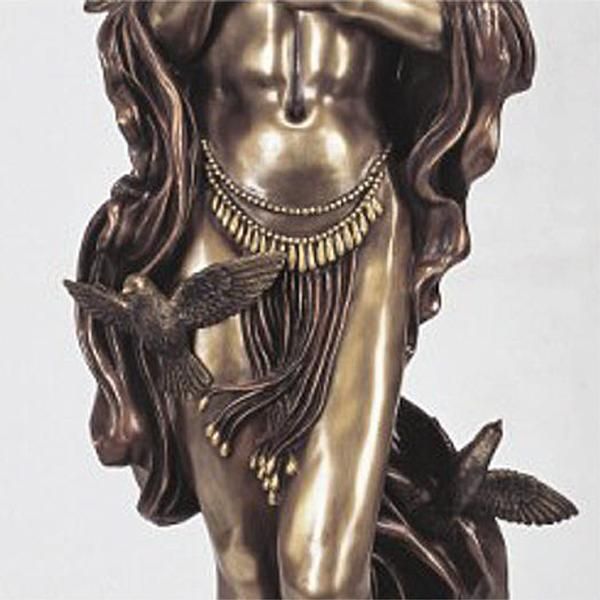 Large Aphrodite Goddess Of Love Bronzed Finish Statue  