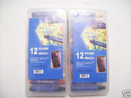 24 LITTLE ARTIST OIL PASTELS ASSORTED COLORS  