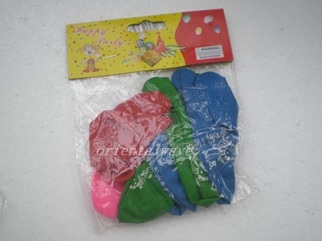 12 MIX COLOR SUPERMAN BALLOONS PARTY FAVORS SUPPLIES  