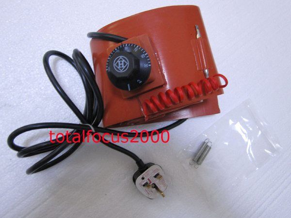 110V 220V 1000W Silicon Band Oil Drum Heater New  