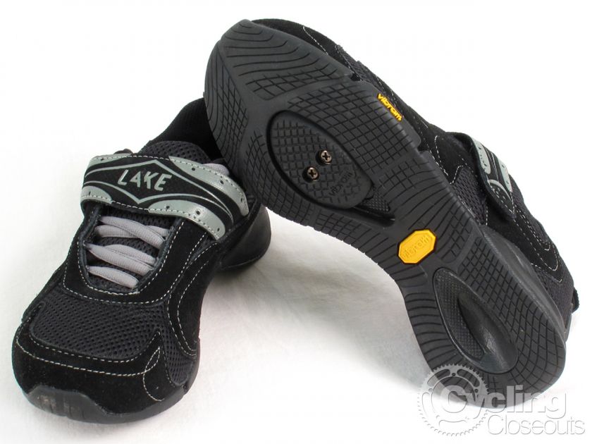   LAKE I/O 3 MENS SPD CYCLING SHOES 7 BLACK / GREY ROAD BIKE BICYCLE