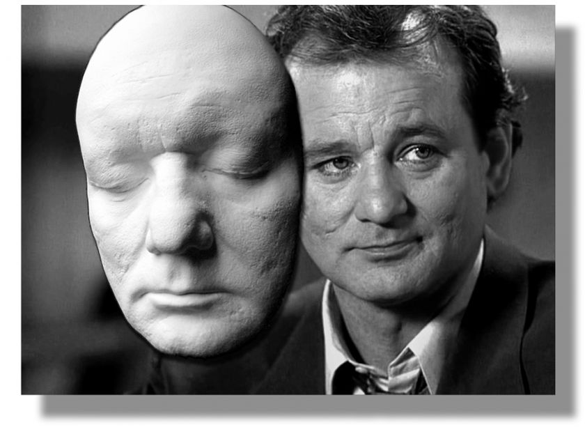 Bill Murray Life Mask Ghostbusters Caddyshack SNL Cast  